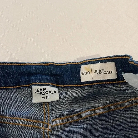 Jean Pascale Jean Shorts size 30 Bermuda long jean shorts EUC - Picture 2 of 3